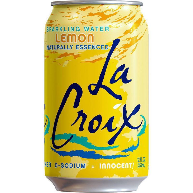 slide 2 of 6, LaCroix Sparkling Water Lemon - 8pk/12 fl oz Cans, 8 ct; 12 fl oz