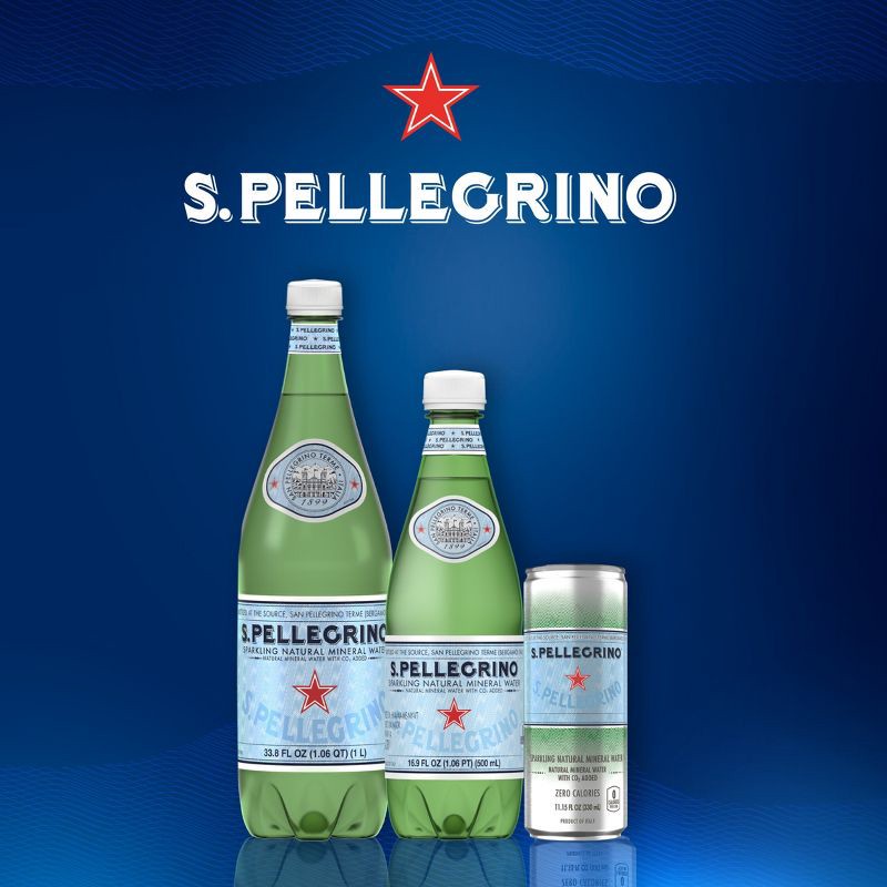 slide 5 of 7, Sanpellegrino San Pellegrino Sparkling Natural Mineral Water - 12pk/16.9 fl oz Bottles, 12 ct; 16.9 fl oz