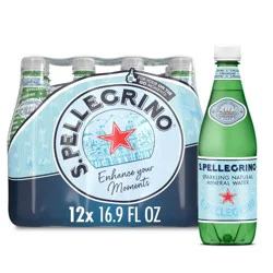 Sanpellegrino San Pellegrino Sparkling Natural Mineral Water - 12pk/16.9 fl oz Bottles