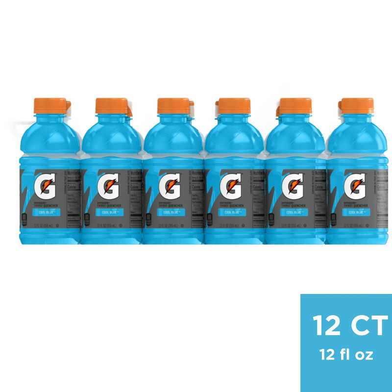 slide 1 of 7, Gatorade Cool Blue Sports Drink - 12pk/12 fl oz Bottles, 12 ct; 12 fl oz