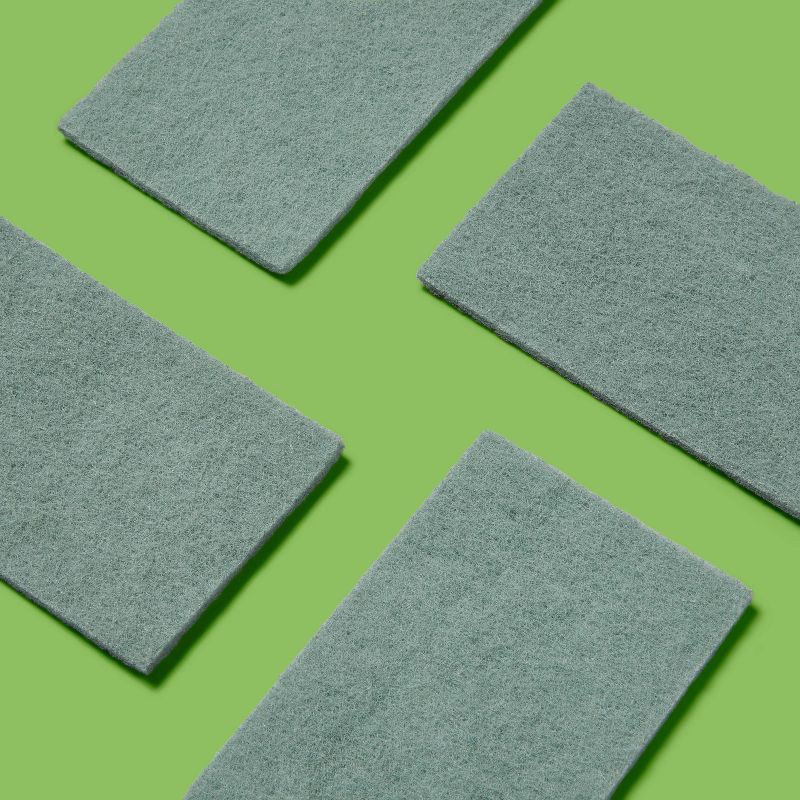 slide 2 of 3, Heavy Duty Scouring Pads - 4ct - up&up™, 4 ct