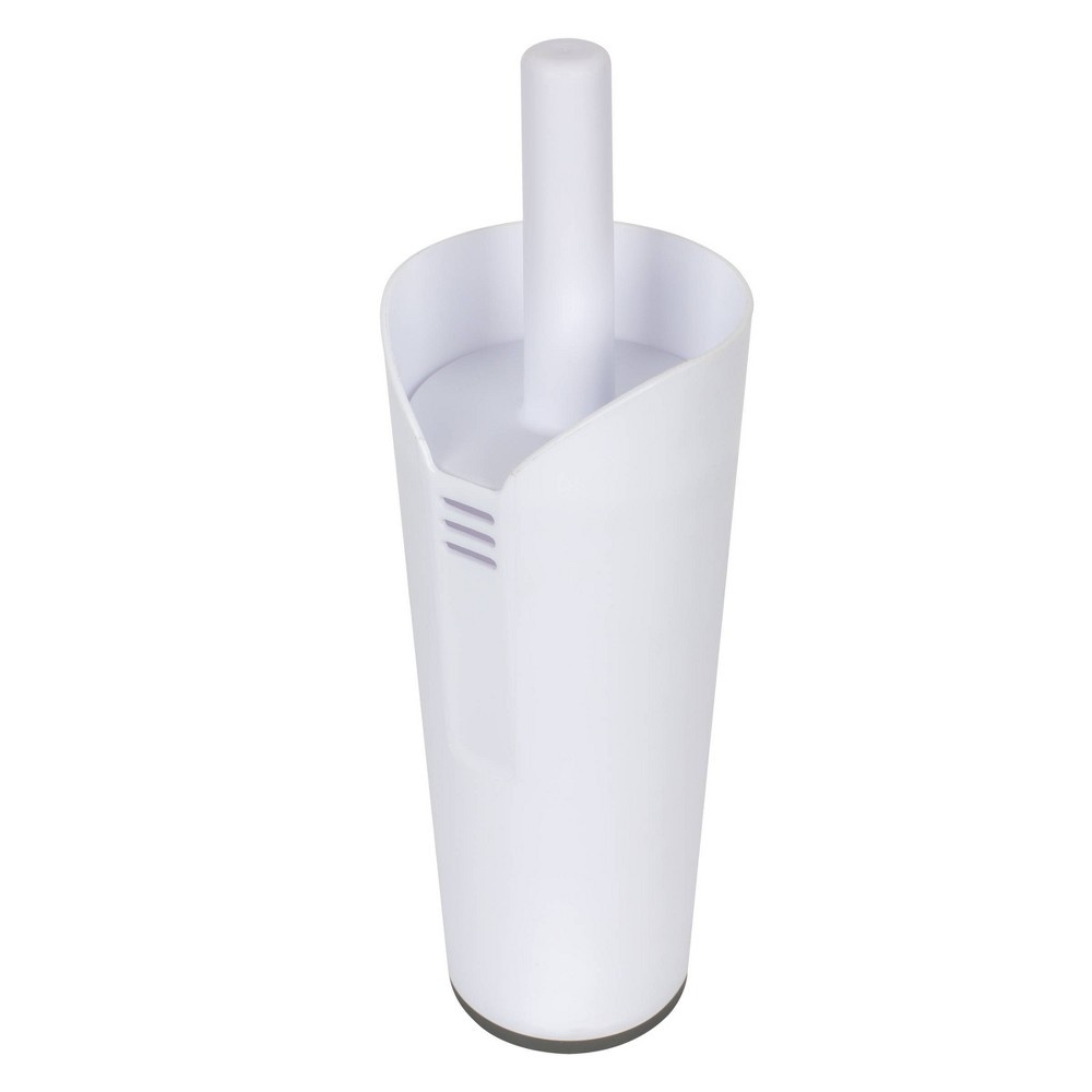 slide 3 of 7, Casabella Toilet Brush with Lid, 1 ct