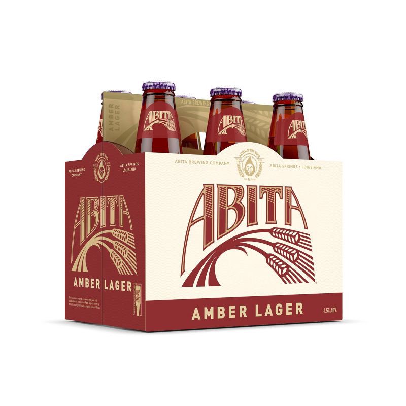 slide 3 of 11, Abita Amber Lager Beer - 6pk/12 fl oz Bottles, 6 ct; 12 fl oz