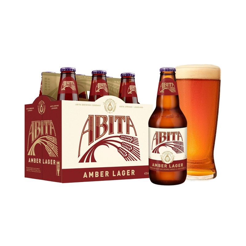 slide 5 of 11, Abita Amber Lager Beer - 6pk/12 fl oz Bottles, 6 ct; 12 fl oz