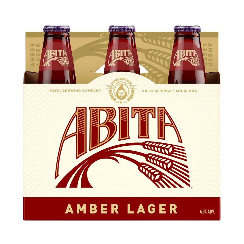 slide 7 of 11, Abita Amber Lager Beer - 6pk/12 fl oz Bottles, 6 ct; 12 fl oz
