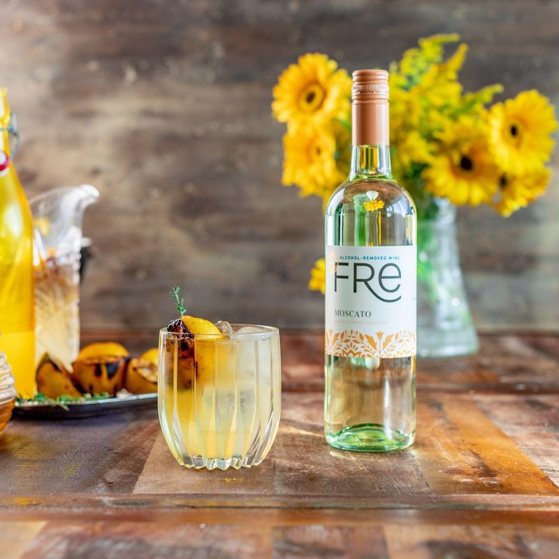 slide 3 of 6, FRE Non-Alcoholic Moscato White Wine - 750ml Bottle, 750 ml