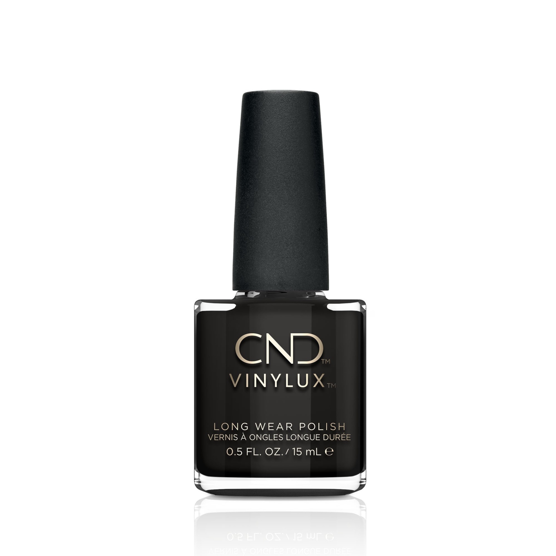 slide 1 of 2, CND Vinylux Weekly Nail Color 105 Black Pool, 1 ct