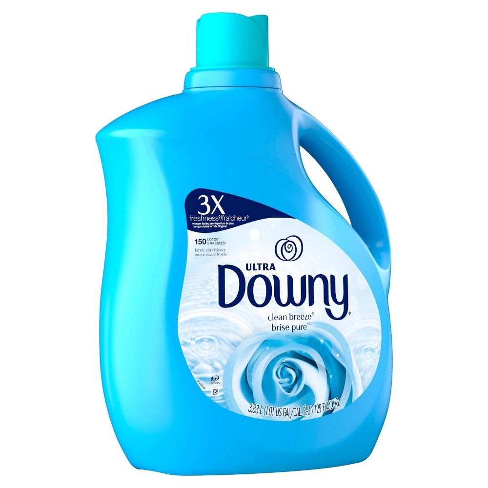 Downy Clean Breeze Scent Ultra Liquid Fabric Conditioner And Fabric 