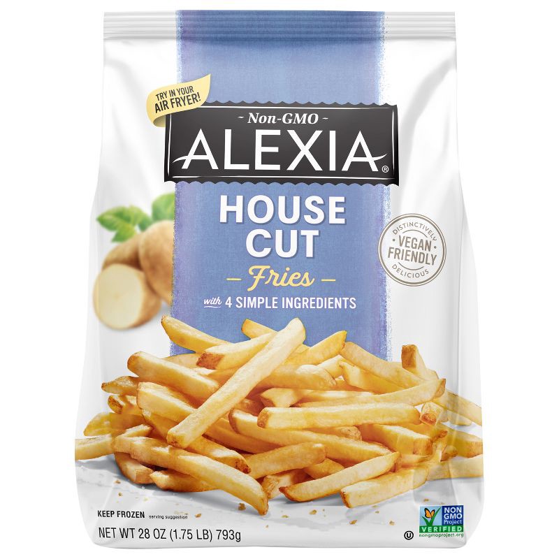 slide 4 of 4, Alexia Frozen House Cut Fries - 28oz, 28 oz