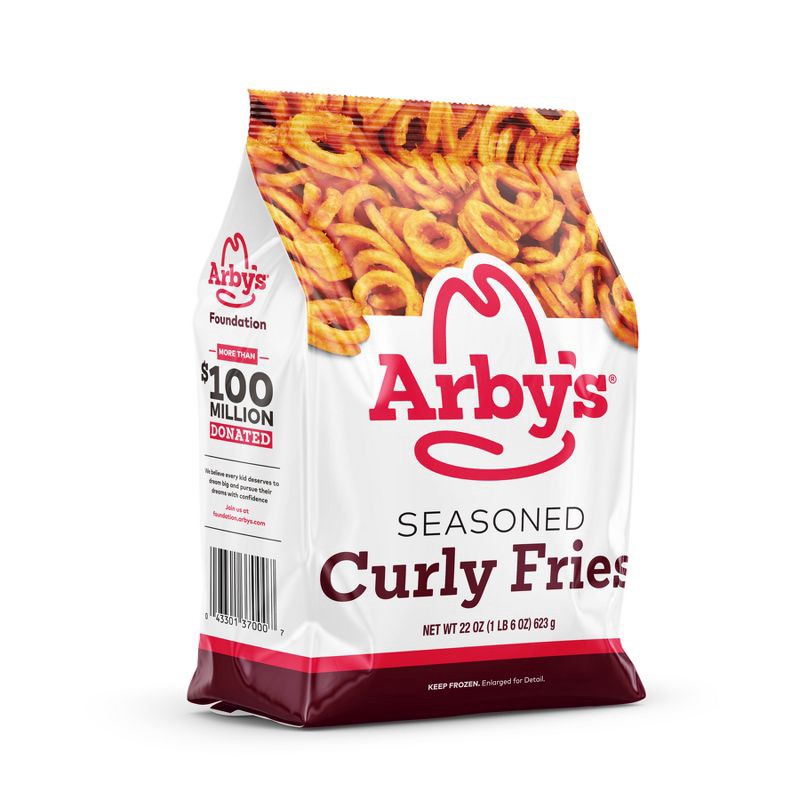 slide 2 of 2, Arby's Frozen Seasoned Curly Fries - 22oz, 22 oz