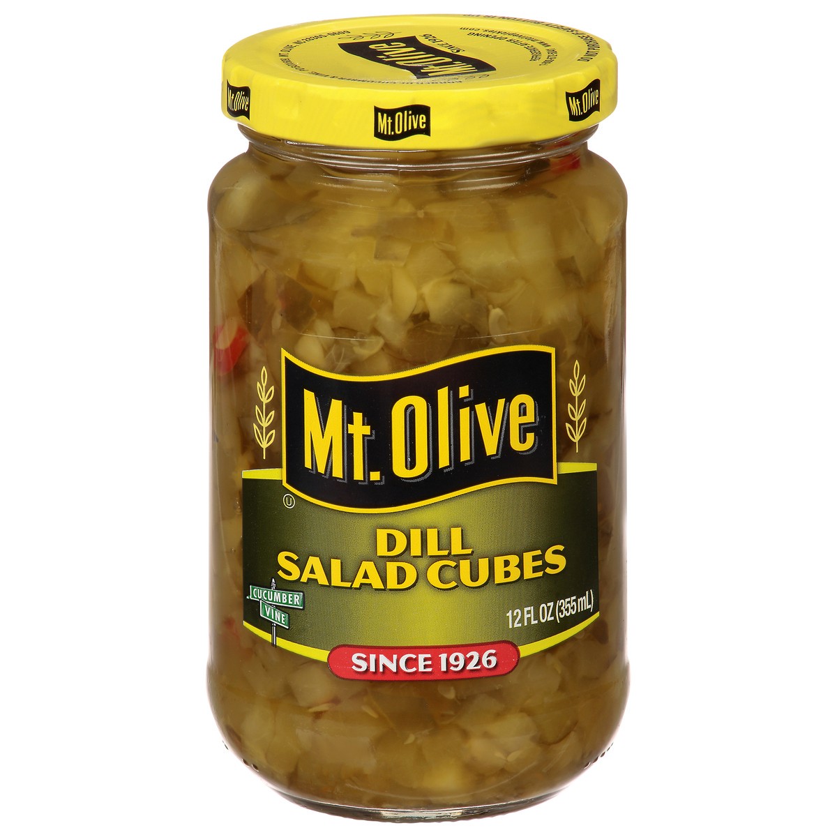 slide 9 of 14, Mt. Olive Dill Salad Cubes 12 fl oz Jar, 12 fl oz