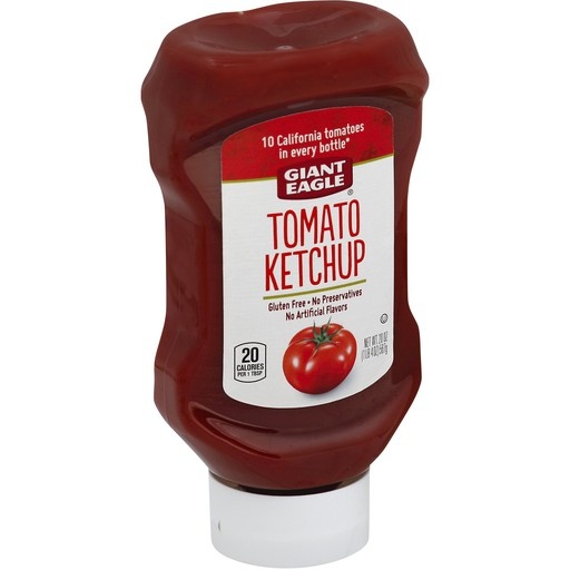 slide 1 of 1, Giant Eagle Ketchup, Squeeze Bottle, 20 oz