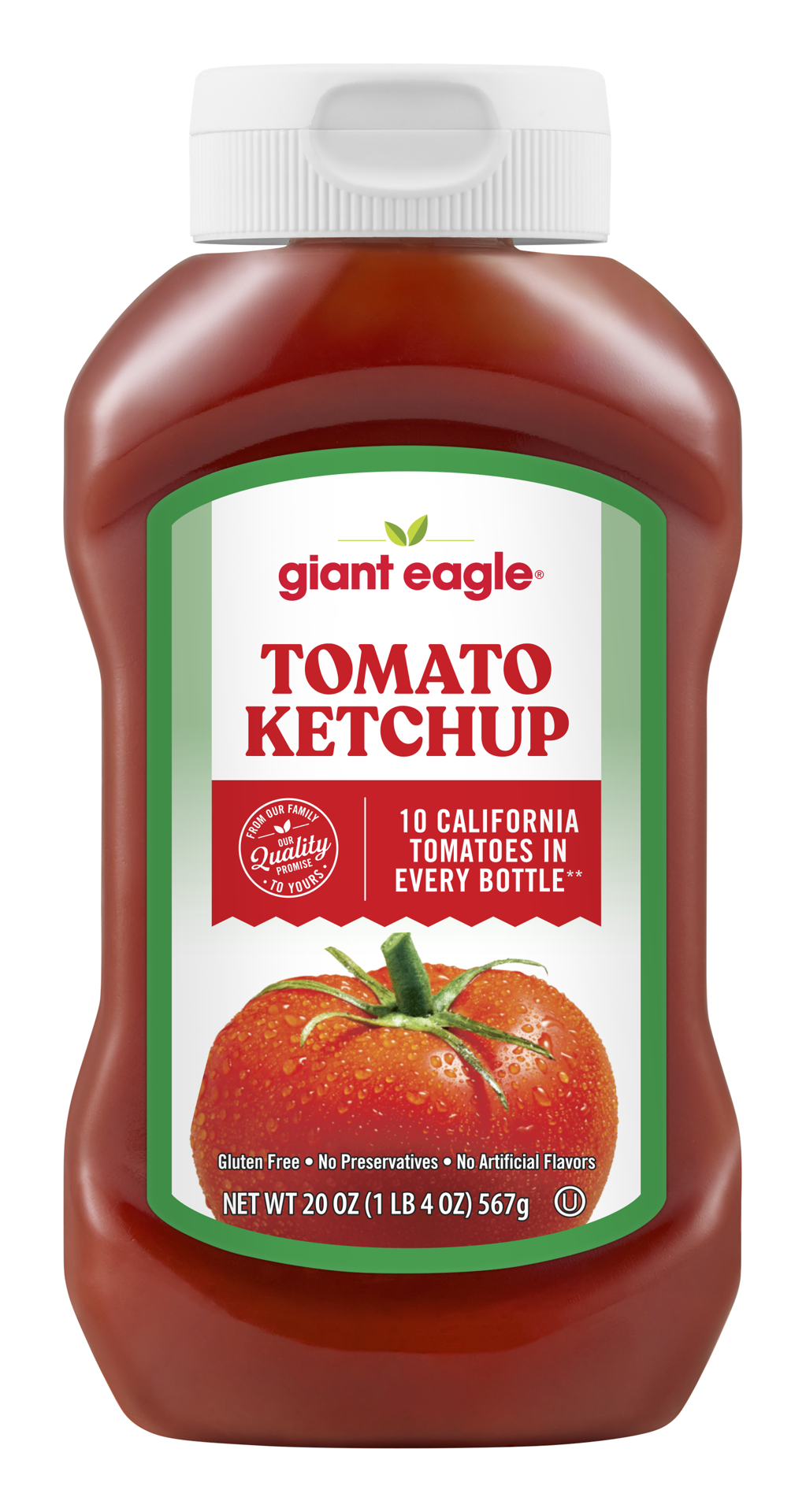 slide 1 of 1, Giant Eagle Ketchup, Squeeze Bottle, 20 oz