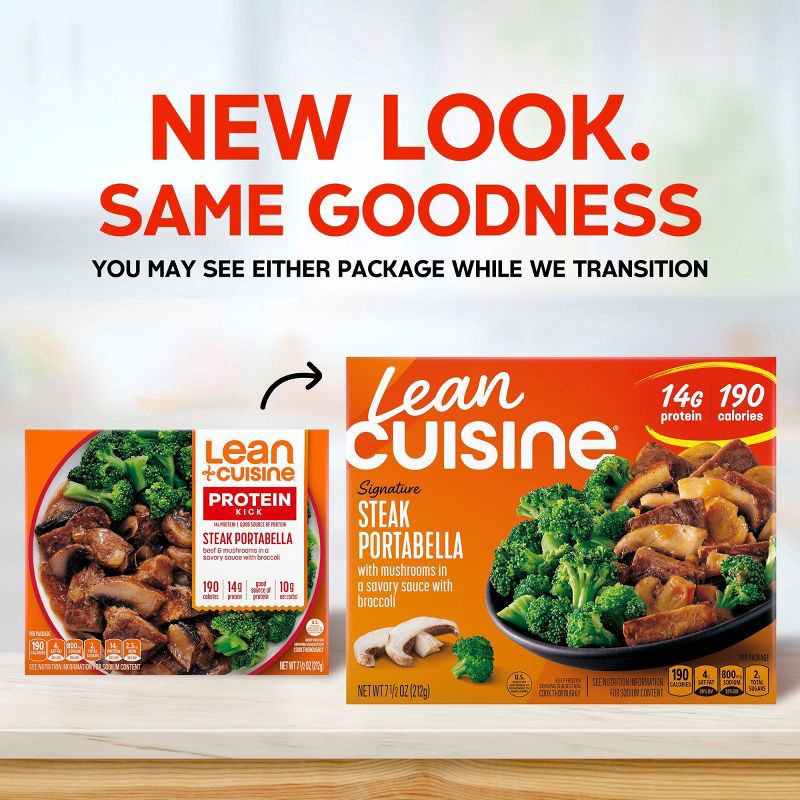 slide 3 of 8, Lean Cuisine Frozen Steak Portabella Microwave Meal - 7.5oz, 7.5 oz