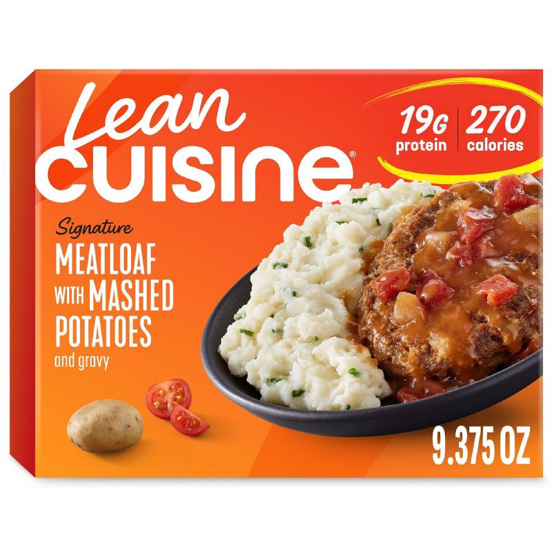 slide 1 of 7, Lean Cuisine Signature Meatloaf with Mashed Potatoes High Protein Frozen Microwave Meal - 9.375oz, 9.375 oz