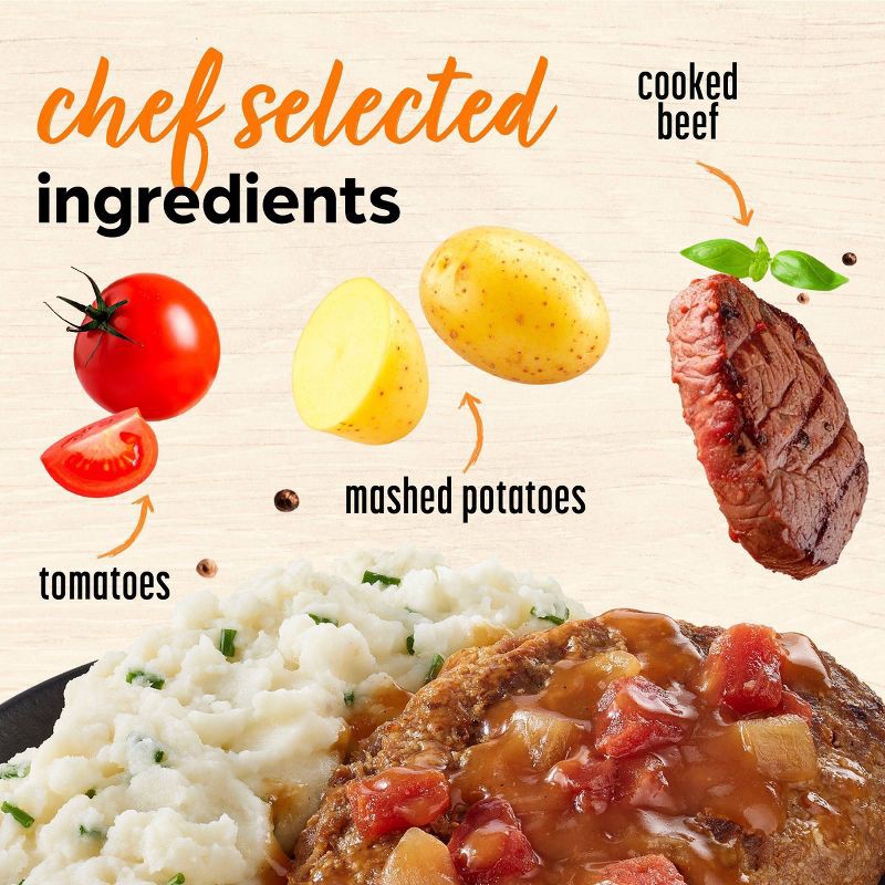 slide 4 of 8, Lean Cuisine Protein Kick Frozen Meatloaf with Mashed Potatoes Microwave Meal - 9.375oz, 9.375 oz