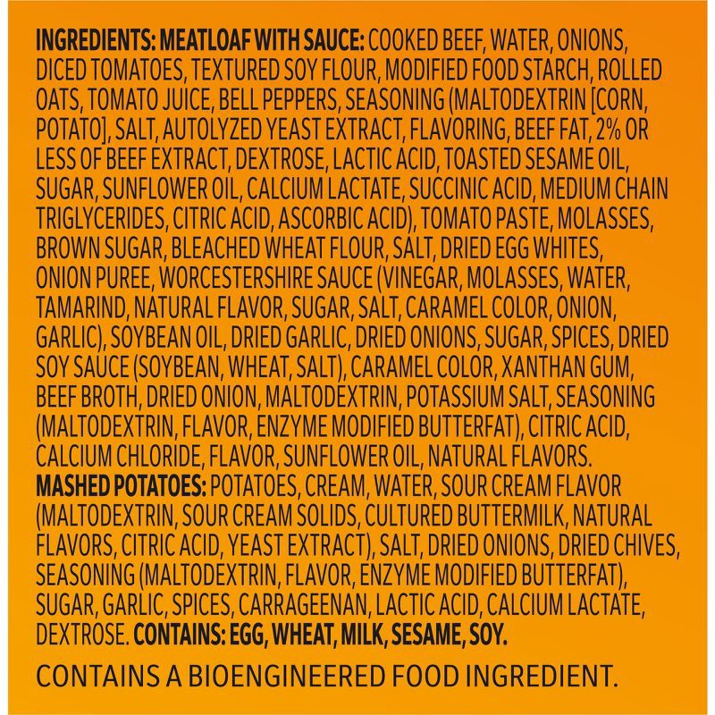 slide 8 of 8, Lean Cuisine Protein Kick Frozen Meatloaf with Mashed Potatoes Microwave Meal - 9.375oz, 9.375 oz