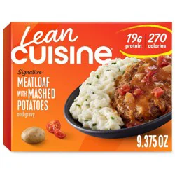 Lean Cuisine Signature Meatloaf with Mashed Potatoes High Protein Frozen Microwave Meal - 9.375oz