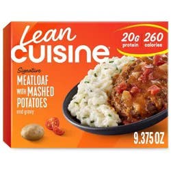 Lean Cuisine Protein Kick Frozen Meatloaf with Mashed Potatoes Microwave Meal - 9.375oz