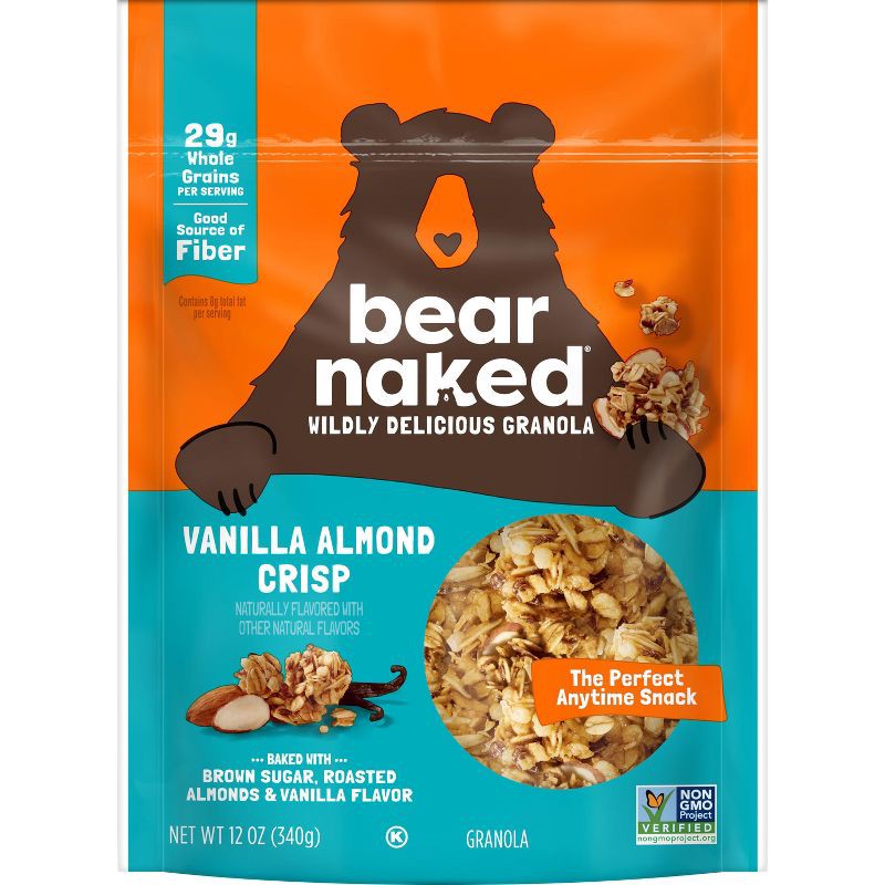 slide 8 of 13, Bear Naked Vanilla Almond Crisp Granola - 12oz, 12 oz
