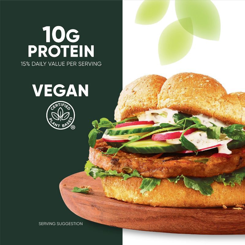 slide 6 of 7, MorningStar Farms Frozen Plant Based Veggie Burgers Garden Veggie - 9.5oz/4ct, 4 ct; 9.5 oz