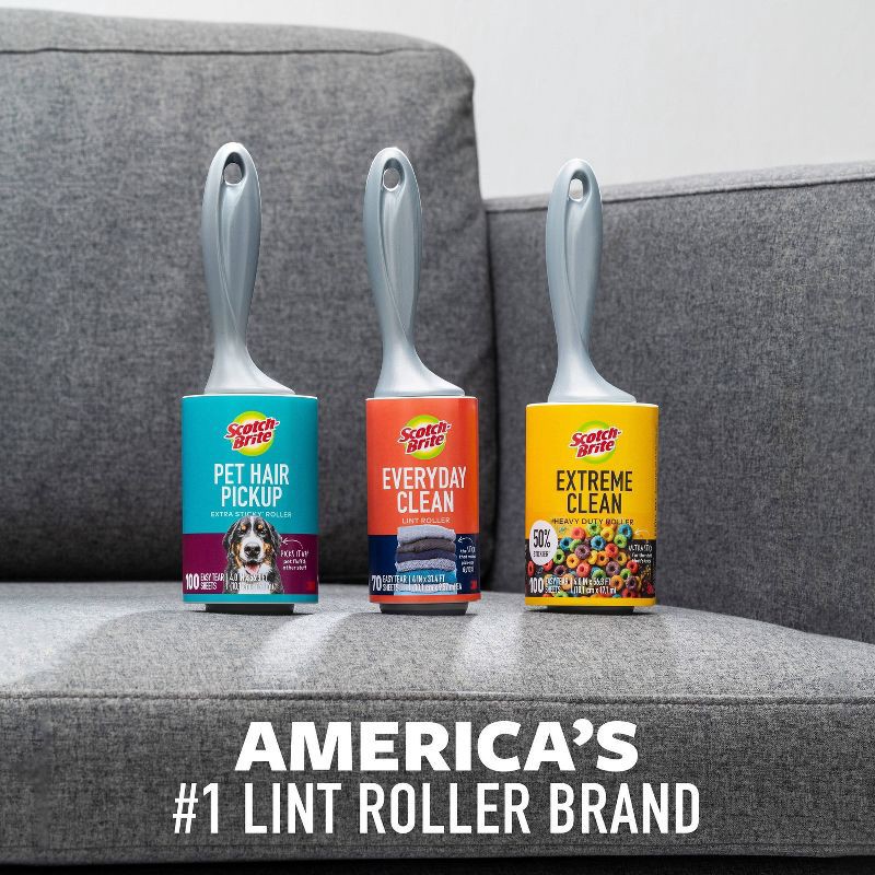 slide 8 of 14, Scotch-Brite Lint Roller Value Pack - 140 Sheets, 1 ct
