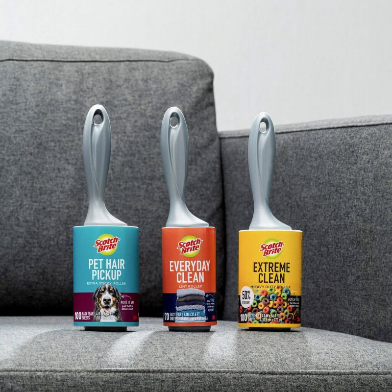 slide 9 of 14, Scotch-Brite Lint Roller Value Pack - 140 Sheets, 1 ct