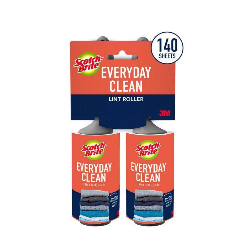 slide 11 of 14, Scotch-Brite Lint Roller Value Pack - 140 Sheets, 1 ct