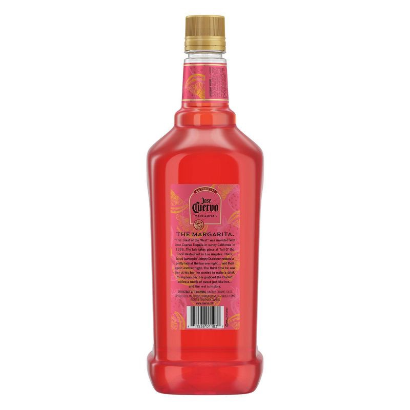 slide 2 of 10, Jose Cuervo Strawberry Margarita - 1.75L Bottle, 1.75 liter