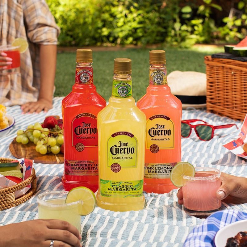 slide 5 of 10, Jose Cuervo Strawberry Margarita - 1.75L Bottle, 1.75 liter