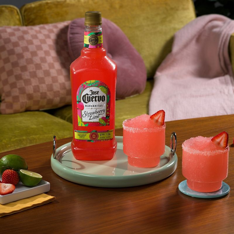 slide 5 of 11, Jose Cuervo Strawberry Lime Margarita - 1.75L Bottle, 1.75 liter