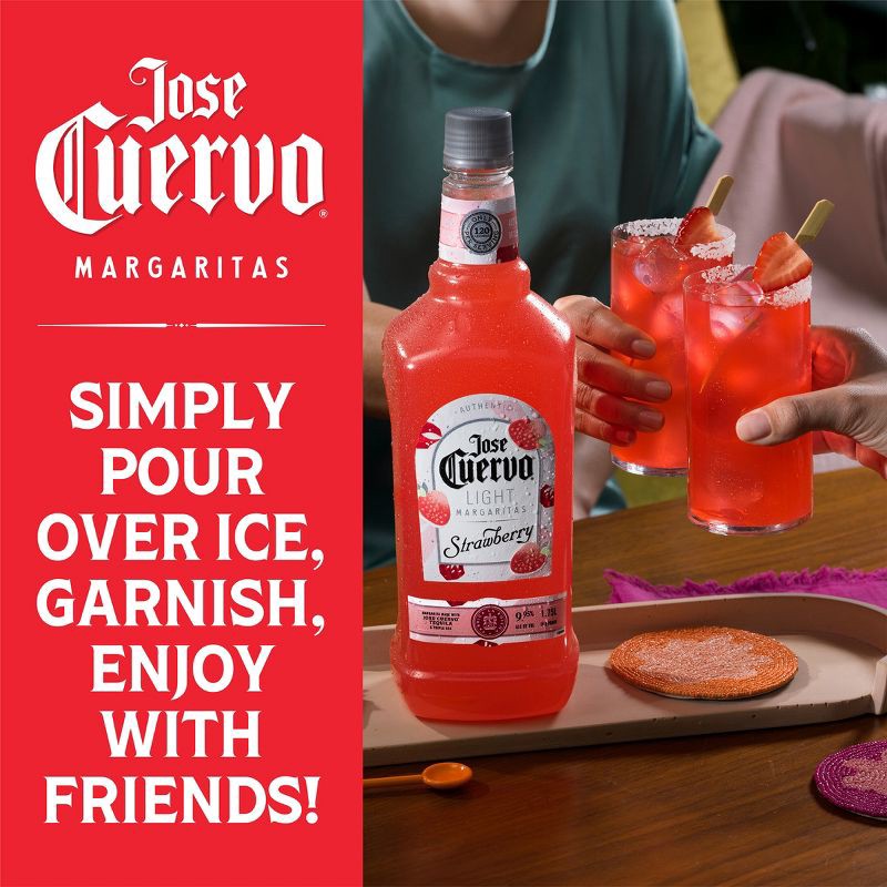 slide 8 of 11, Jose Cuervo Strawberry Lime Margarita - 1.75L Bottle, 1.75 liter