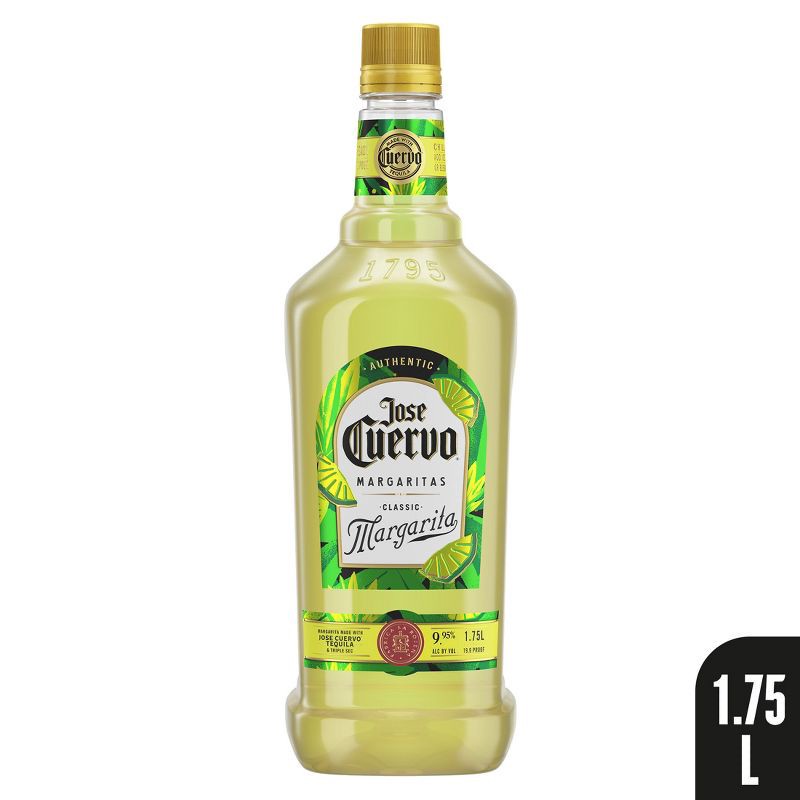 slide 2 of 17, Jose Cuervo Classic Lime Margaritas - 1.75L Bottle, 1.75 liter