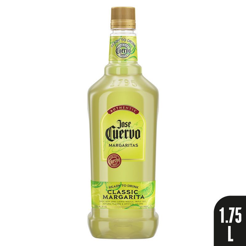 slide 5 of 17, Jose Cuervo Classic Lime Margaritas - 1.75L Bottle, 1.75 liter