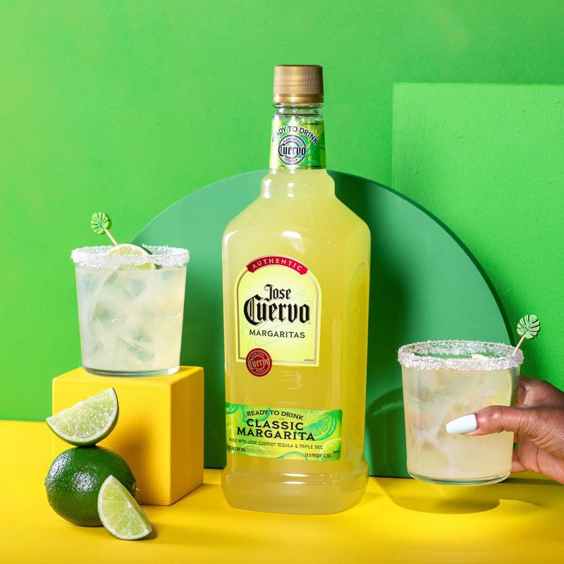 slide 5 of 13, Jose Cuervo Classic Lime Margaritas - 1.75L Bottle, 1.75 liter