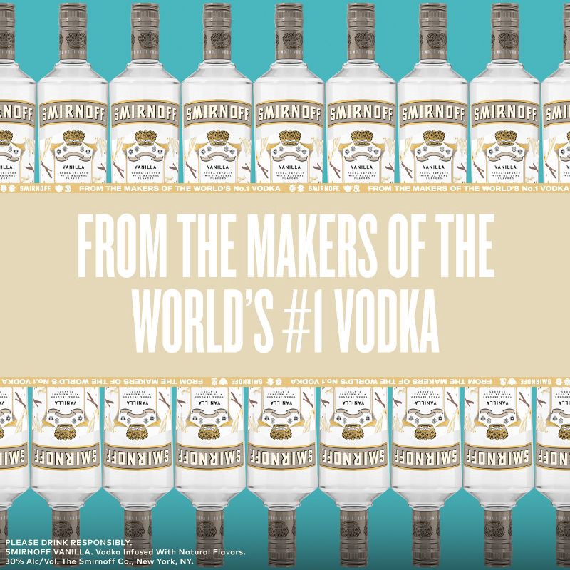 slide 2 of 9, Smirnoff Twist of Vanilla Flavored Vodka - 750ml Bottle, 750 ml