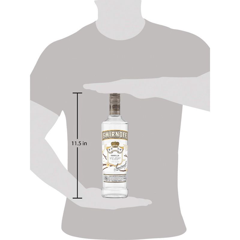 slide 9 of 9, Smirnoff Twist of Vanilla Flavored Vodka - 750ml Bottle, 750 ml