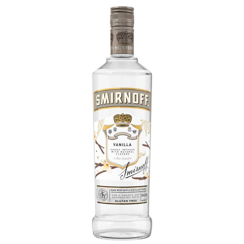 slide 1 of 9, Smirnoff Twist of Vanilla Flavored Vodka - 750ml Bottle, 750 ml