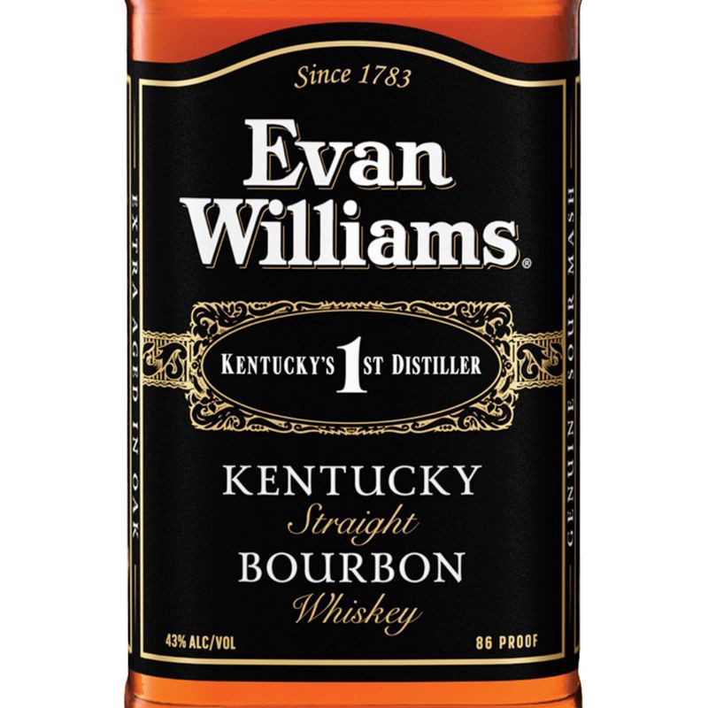 slide 2 of 9, Evan Williams Kentucky Straight Bourbon Whiskey - 1.75L Bottle, 1.75 liter