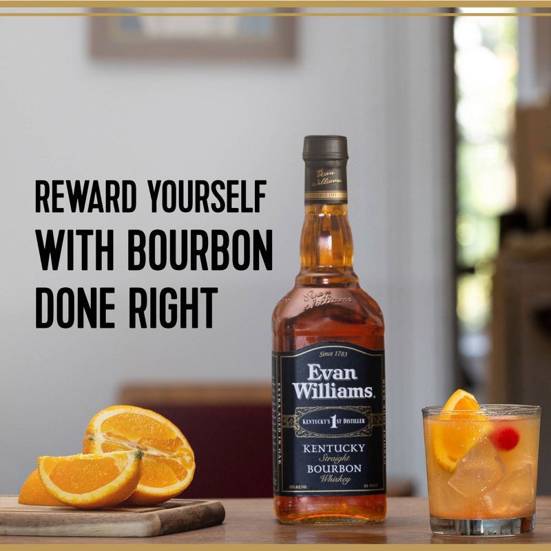 slide 4 of 8, Evan Williams Kentucky Straight Bourbon Whiskey - 1.75L Bottle, 1.75 liter