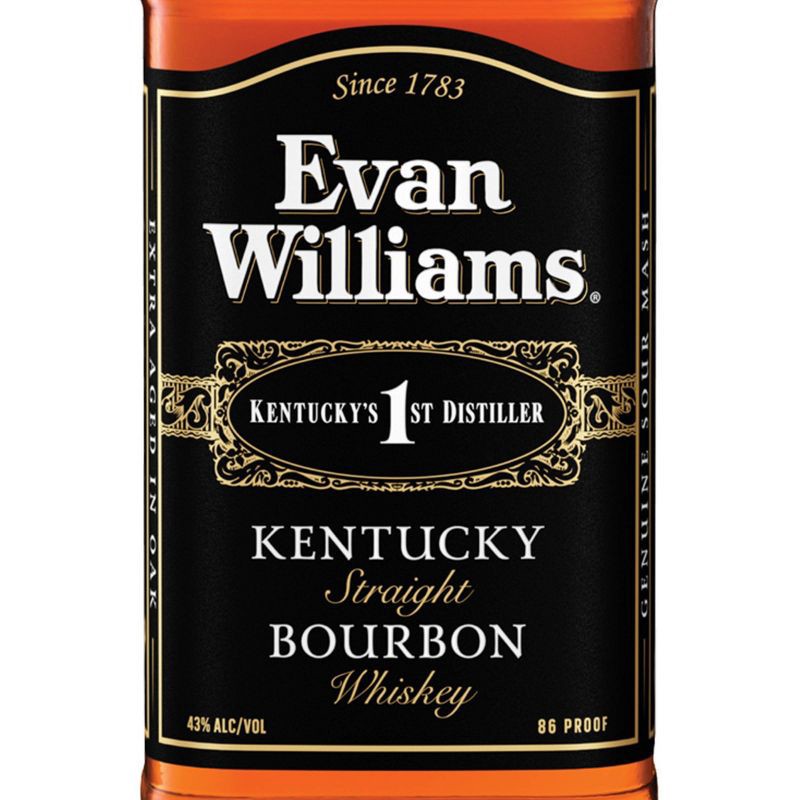 slide 8 of 8, Evan Williams Kentucky Straight Bourbon Whiskey - 1.75L Bottle, 1.75 liter