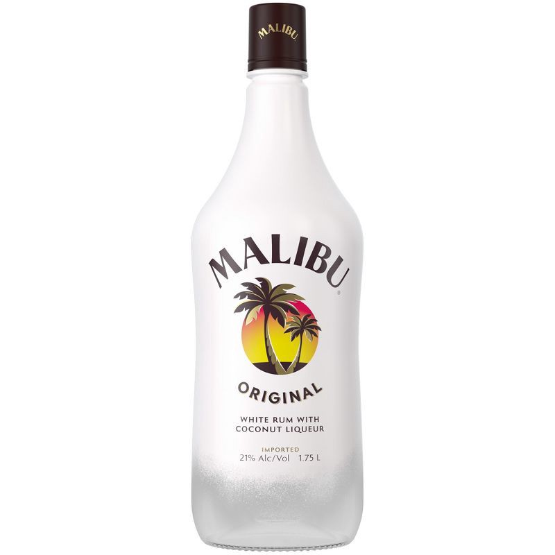 slide 1 of 7, Malibu Coconut Flavored White Rum - 1.75L Bottle, 1.75 liter