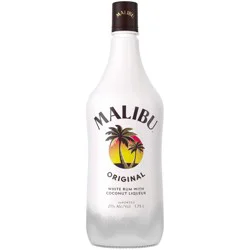 Malibu Coconut Flavored White Rum - 1.75L Bottle