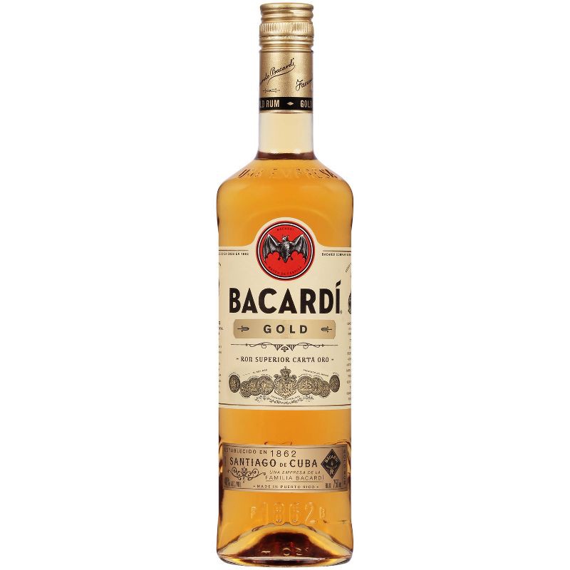 slide 1 of 6, Bacardi Gold Rum - 750ml Bottle, 750 ml