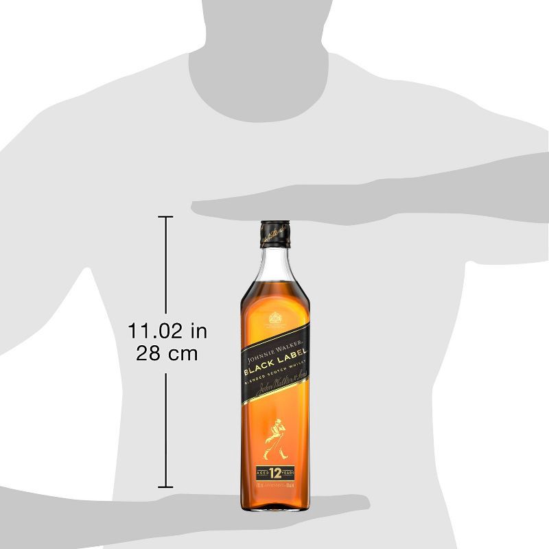 slide 12 of 12, Johnnie Walker Black Label Scotch Whisky - 750ml Bottle, 750 ml