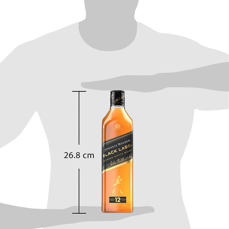 slide 8 of 9, Johnnie Walker Black Label Scotch Whisky - 750ml Bottle, 750 ml
