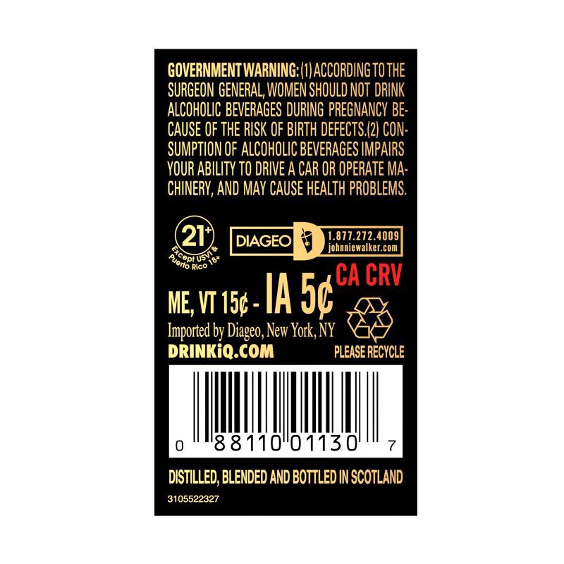 slide 9 of 9, Johnnie Walker Black Label Scotch Whisky - 750ml Bottle, 750 ml