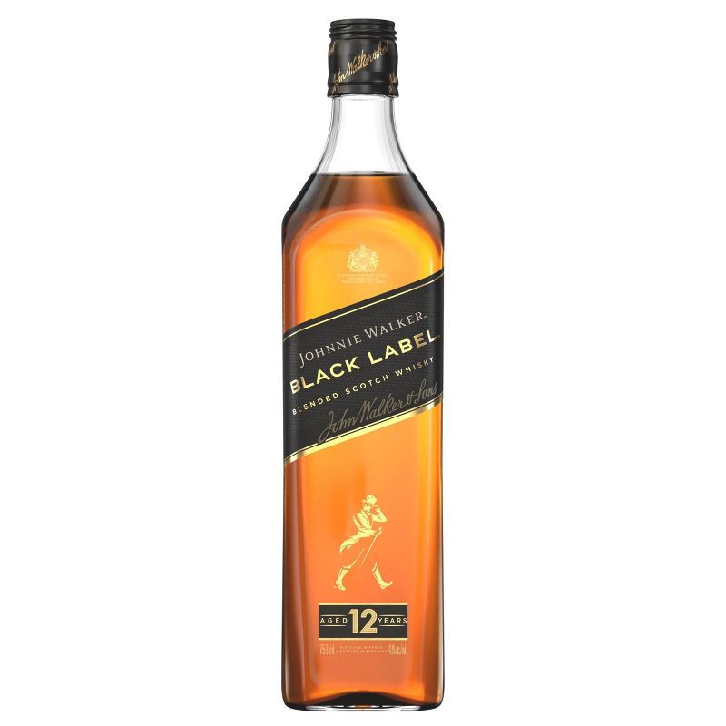 slide 1 of 12, Johnnie Walker Black Label Scotch Whisky - 750ml Bottle, 750 ml