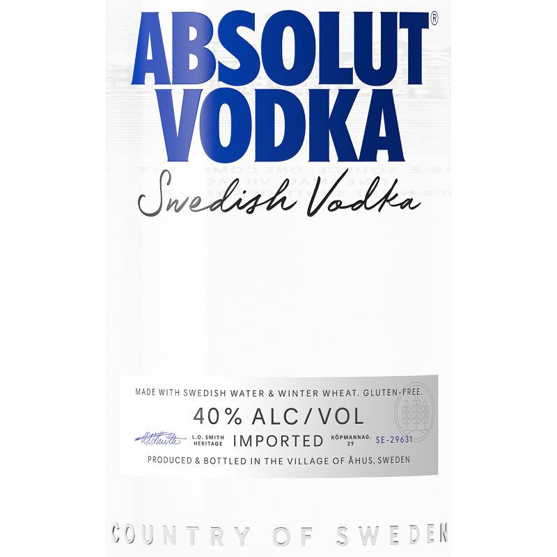 slide 8 of 9, Absolut Vodka - 1.75L Bottle, 1.75 liter
