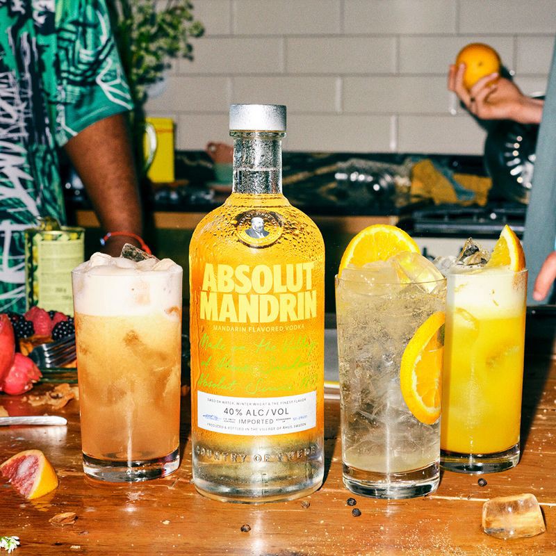 slide 9 of 10, Absolut Mandarin Vodka - 750ml Bottle, 750 ml